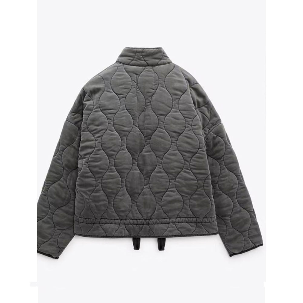 Drune | Stilvolle Zip Up Daunenjacke
