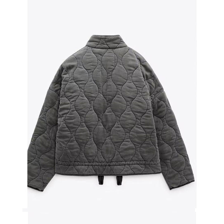 Drune | Stilvolle Zip Up Daunenjacke
