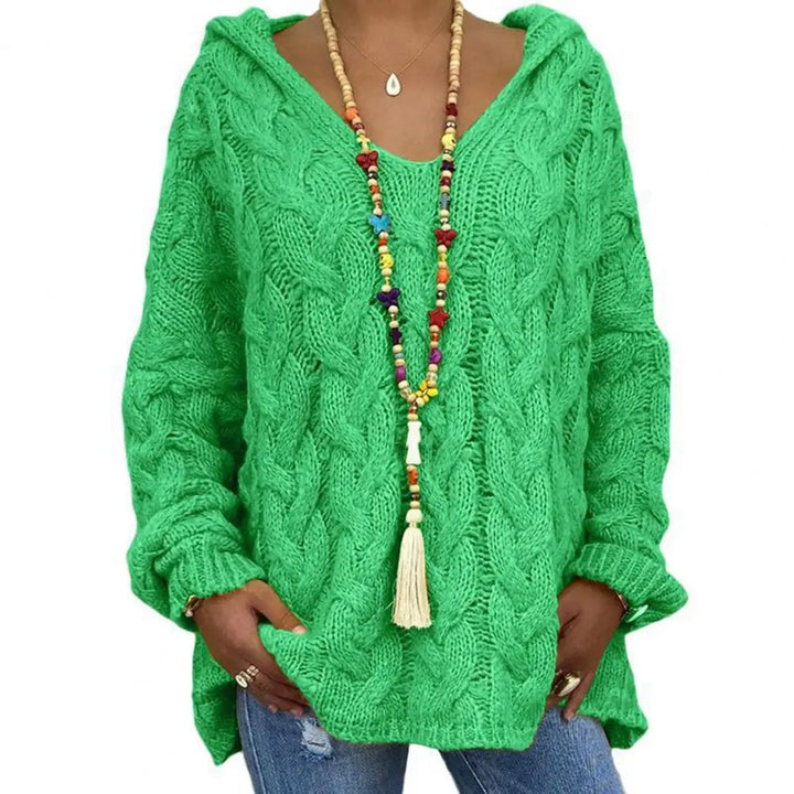 Drune | Oversize Kabelstrickpullover Kabelstrick Weich und Lässig