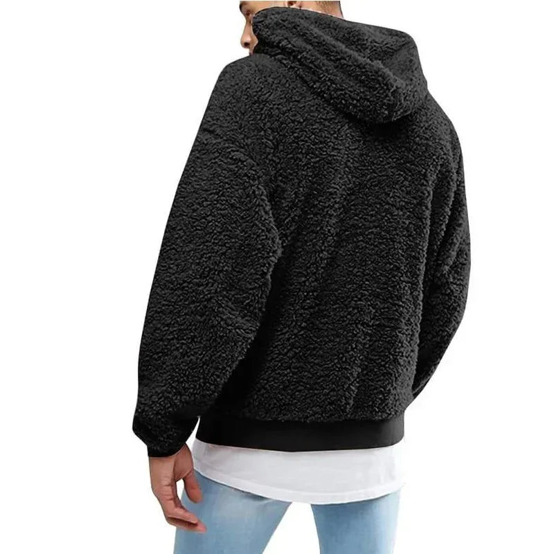 Drune | Hoodie mit Weichem Sherpa-textur Polyester-fleece Komfortabel und Trendy