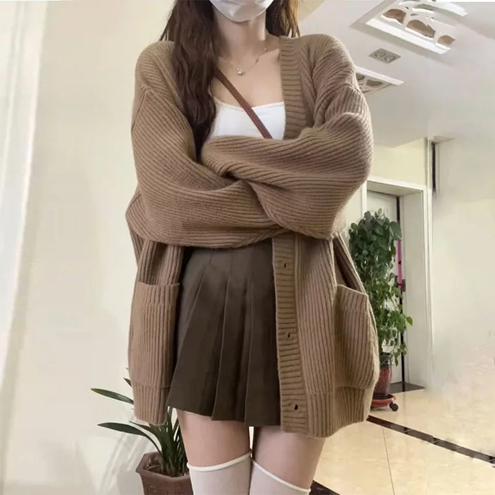 Drune | Cardigan - Oversize & Mit Taschen