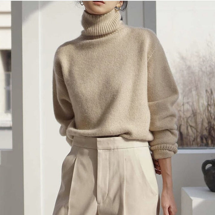 Drune | Stilvolle Herbst Klassische Rollkragenpullover für Frauen