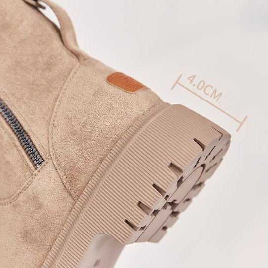 Drune | Warme Samtstiefel für Frauen