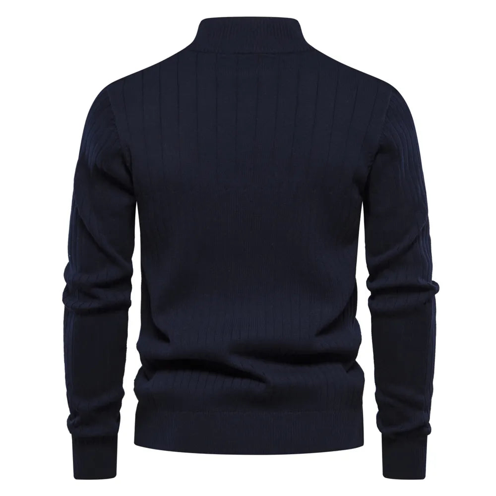 Drune | Strickjacke mit Half-zip Wollmischung Elegant, Warm