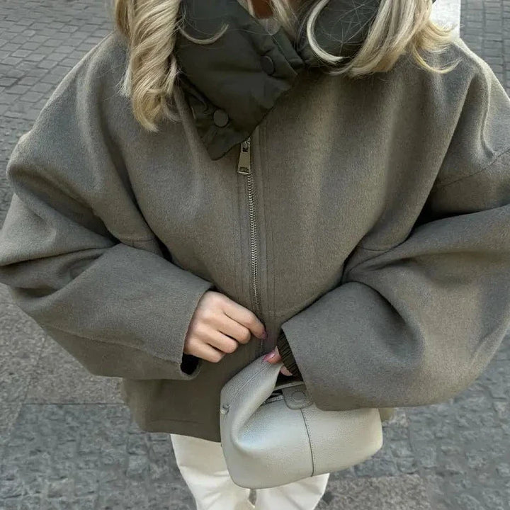 Drune - Lässige lockere Frauen Kapuzenjacke