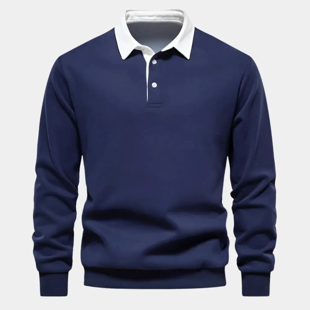 Drune | Langarm Polohemd