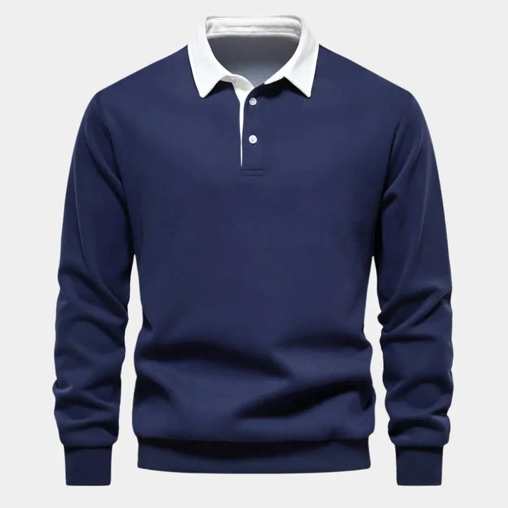 Drune | Langarm Polohemd