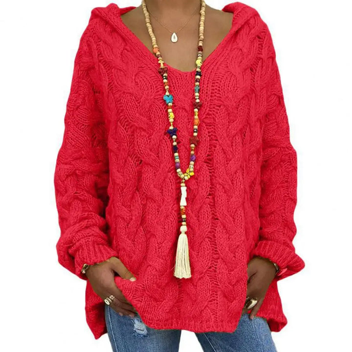Drune | Oversize Kabelstrickpullover Kabelstrick Weich und Lässig