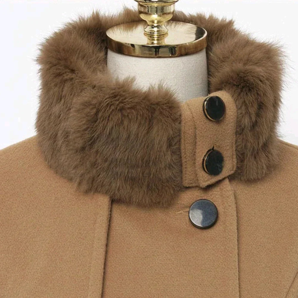 Drune | Damen Slim Fit Trenchcoat Eleganter Übermantel
