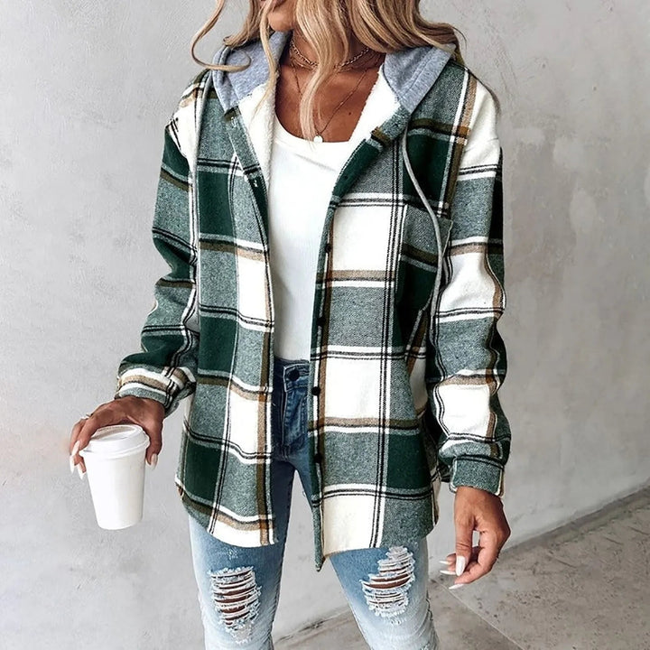 Drune | Kariertes Komfort-Hoodie