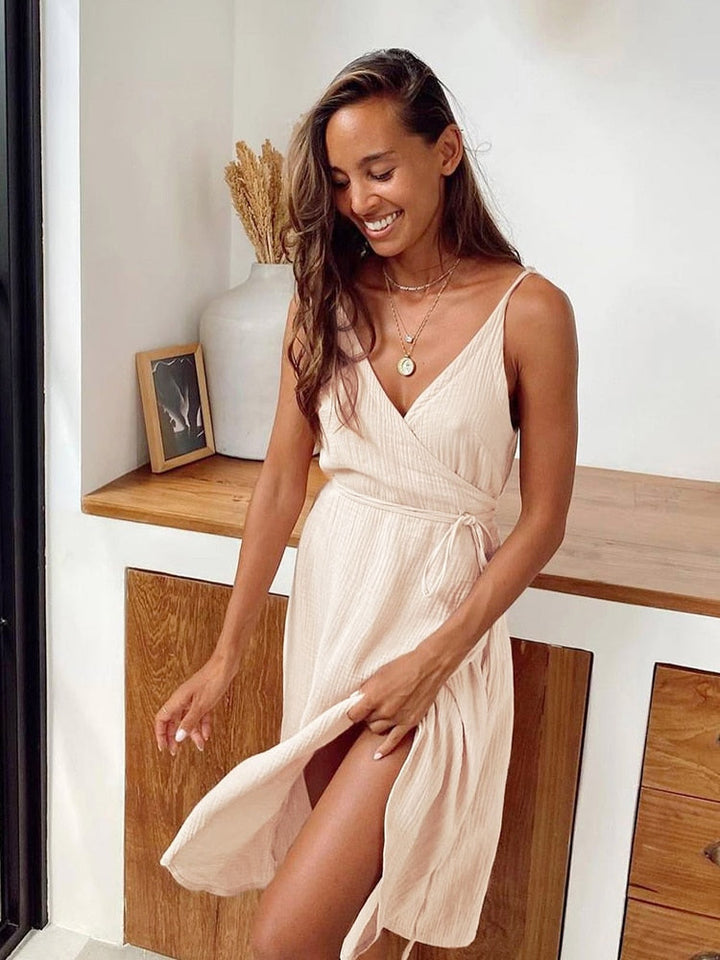 Drune | Spaghetti Träger Sexy Sommerkleid