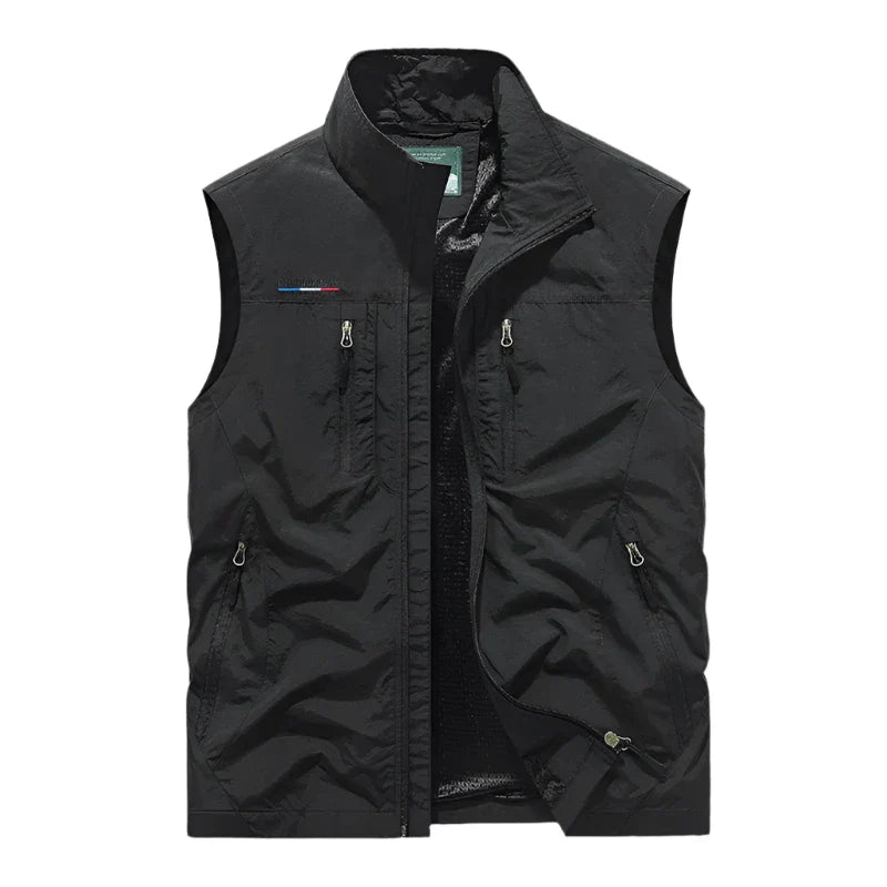 Drune | Mehrfachtaschen Nylon Bodywarmer Für Herren