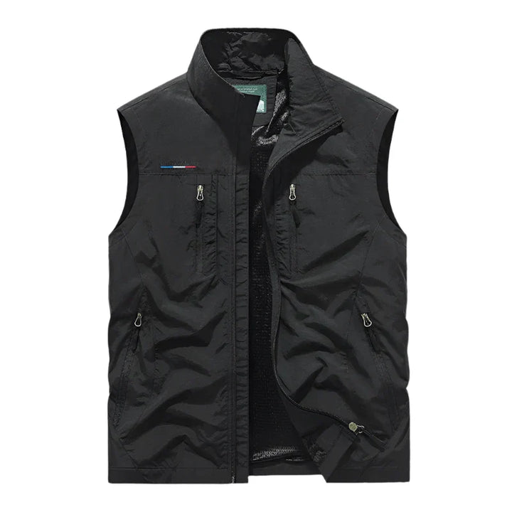 Drune | Mehrfachtaschen Nylon Bodywarmer Für Herren