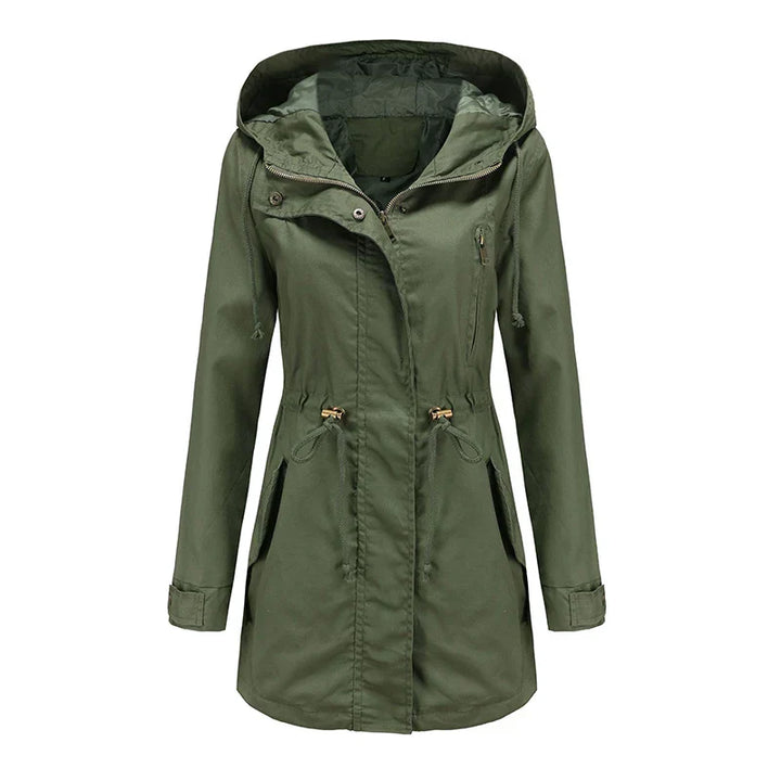 Drune | Baumwoll Trenchcoat Mit Kapuze