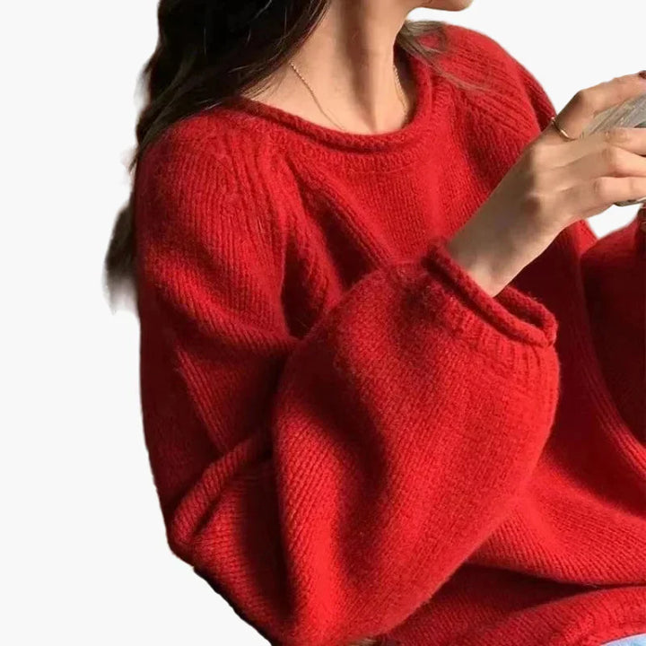 Drune | Pullover im französischen Stil - Lockerer Strickpullover für Alltag & Freizeit