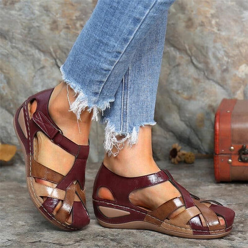 Drune | Orthopädische Retro-Sandalen