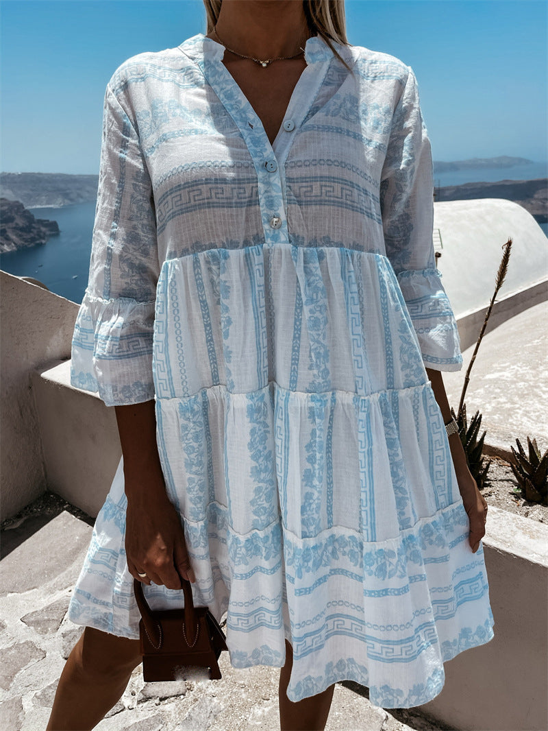 Drune | Boho Tunika Kleid mit Schichten Millana