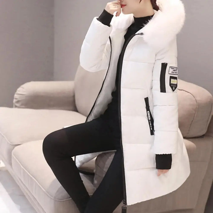 Drune | Winterjacke mit auffälligem Kragen und Applikationen