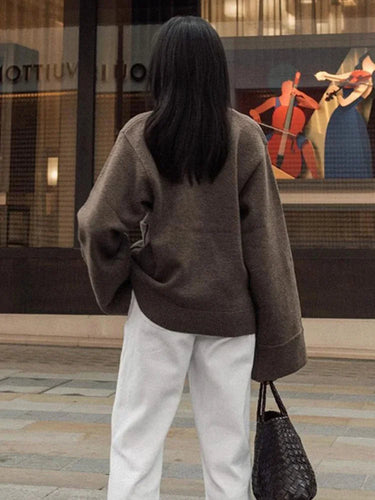 Drune | Eleganter V-Ausschnitt Cardigan
