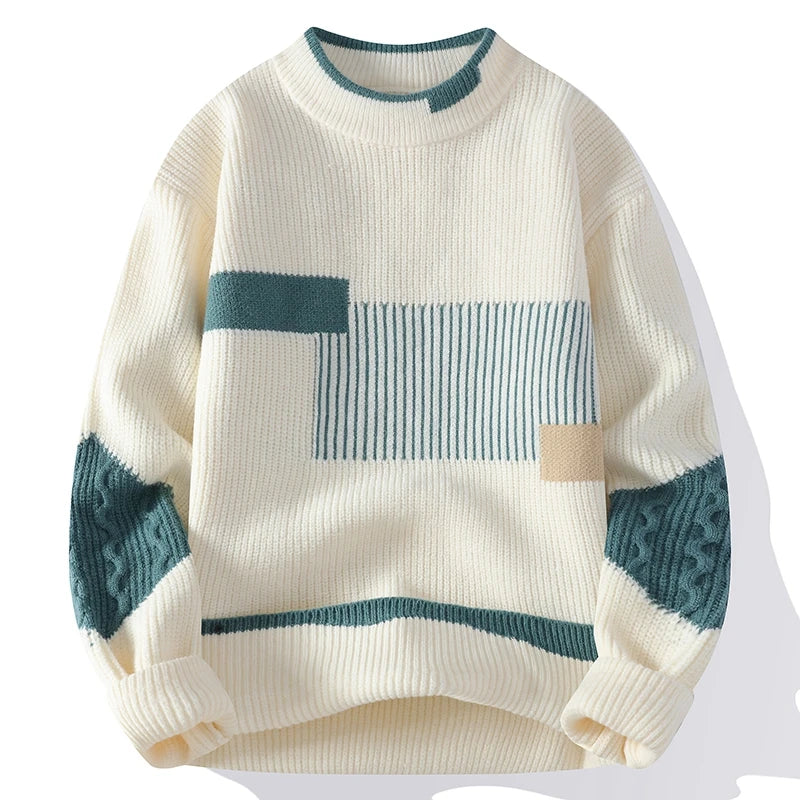 Drune | Moderne Strickpullover mit Grafischem Muster Weich und Bequem Trendiges Design