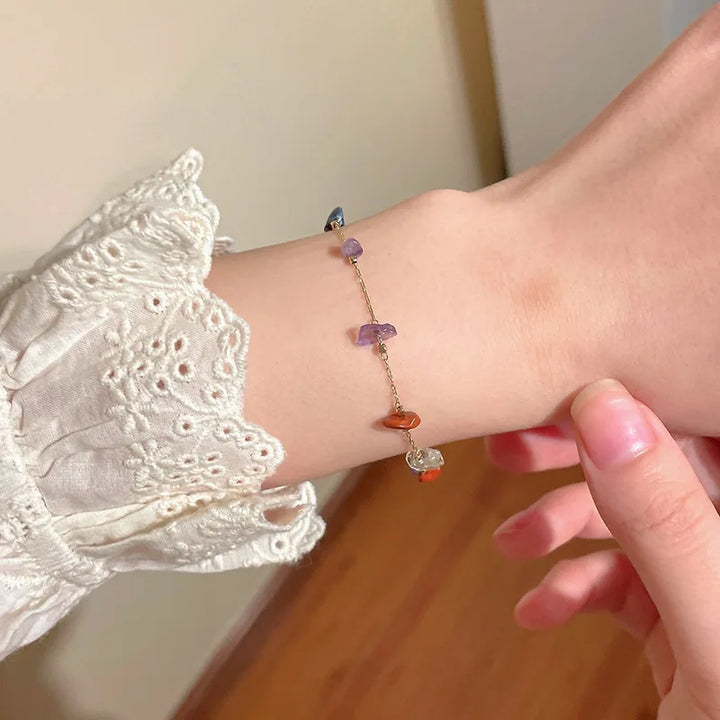 Drune | Elegante Natur Edelstein Kette