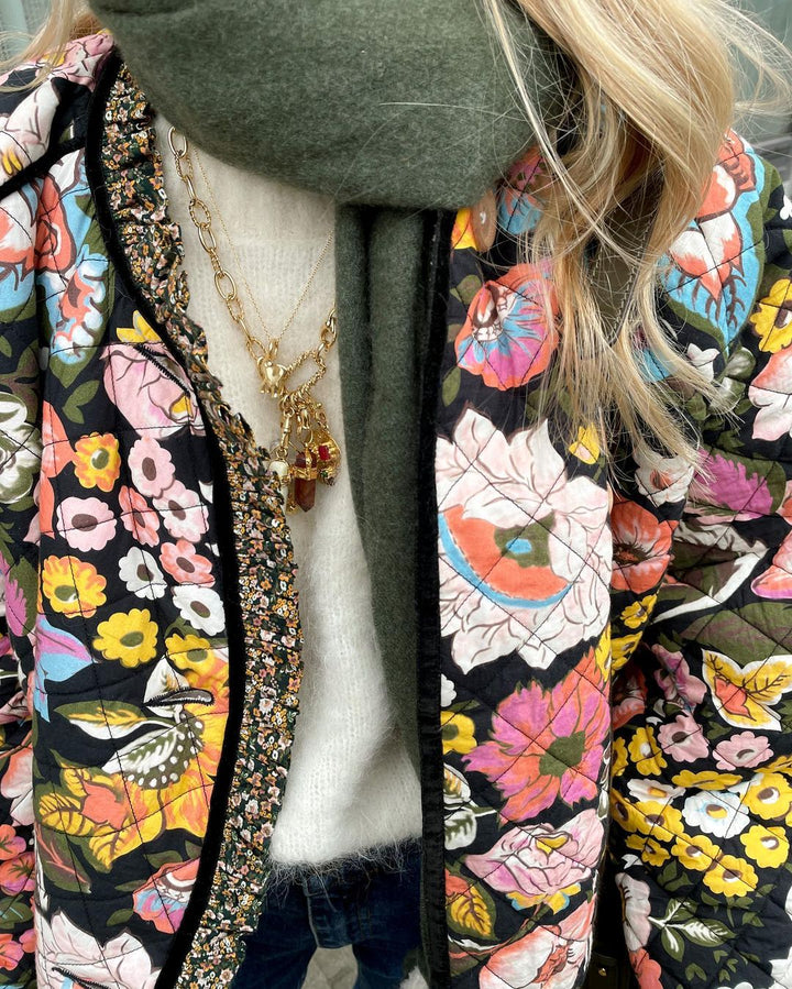 Drune | Gepolsterte Blumensjacke
