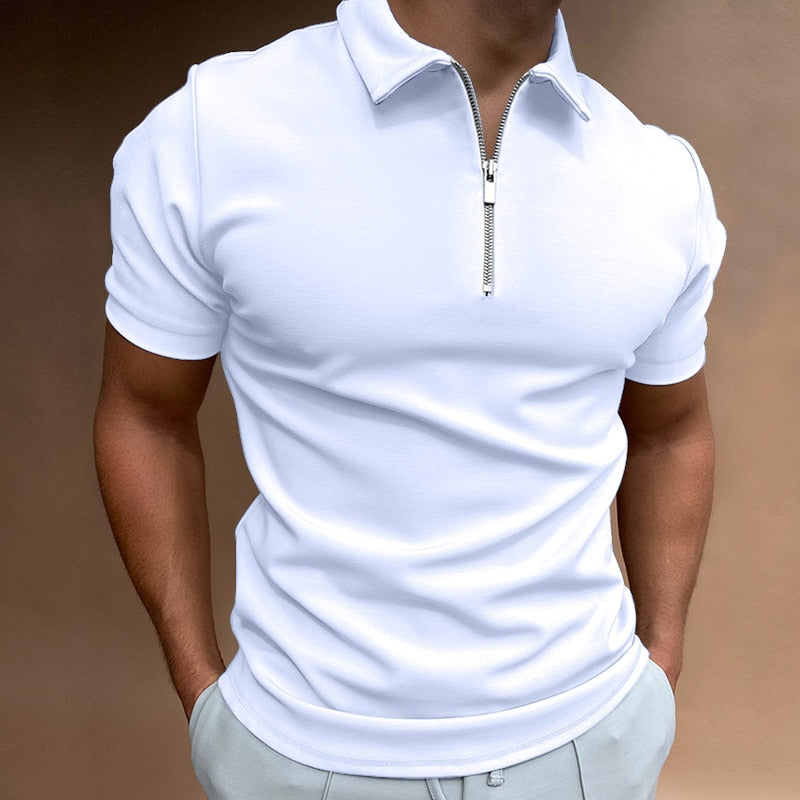 Drune | Zip-Up Polo-Shirt