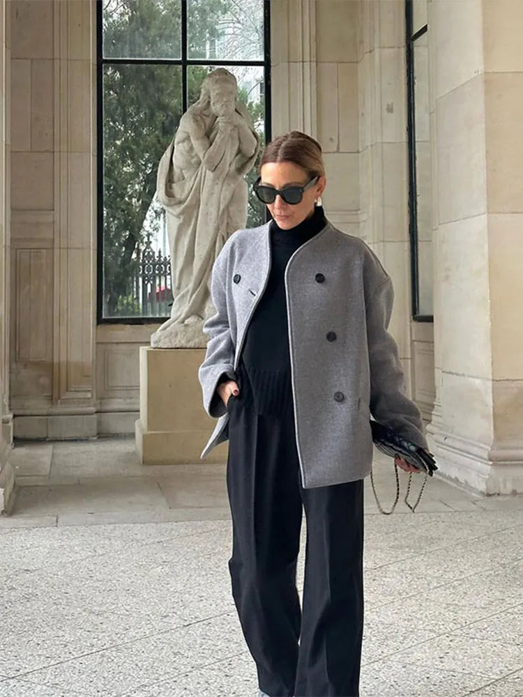 Drune | Lässige Wolljacke Für Damen