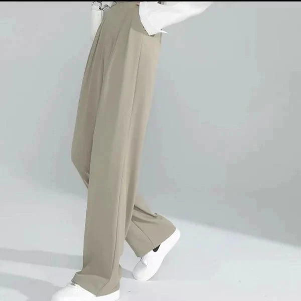 Drune - Damen Chic Weite Bein Hosen