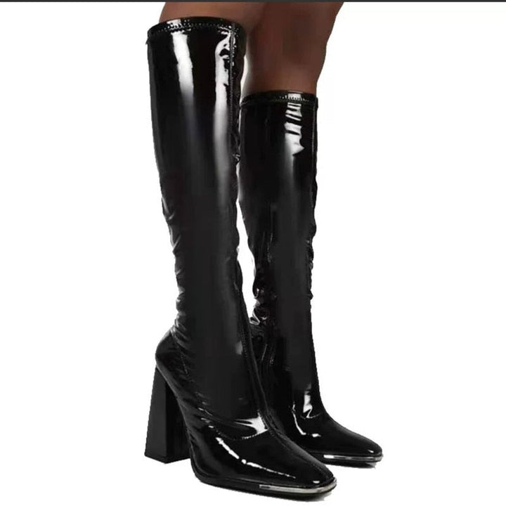 Drune | Bequeme Rutschfest Engel Stiefel mit Reissverschluss