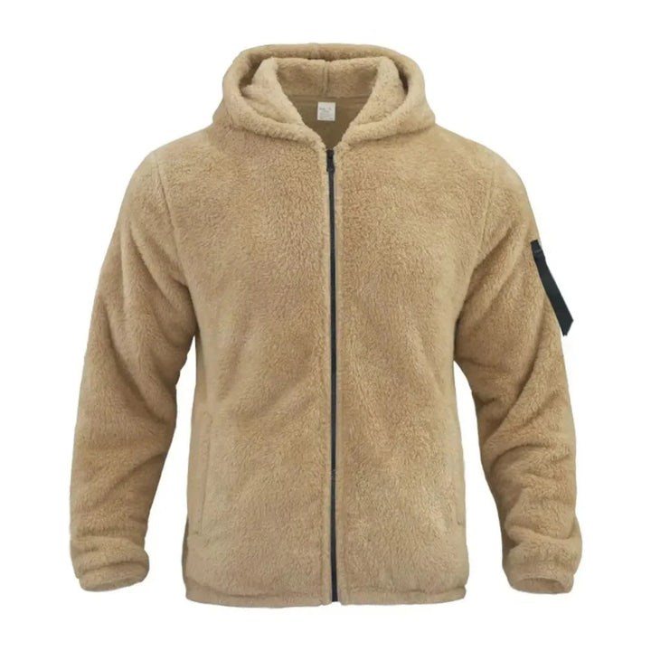 Drune | Kuschelige Fleecejacke mit Reißverschluss und Kapuze für Herren