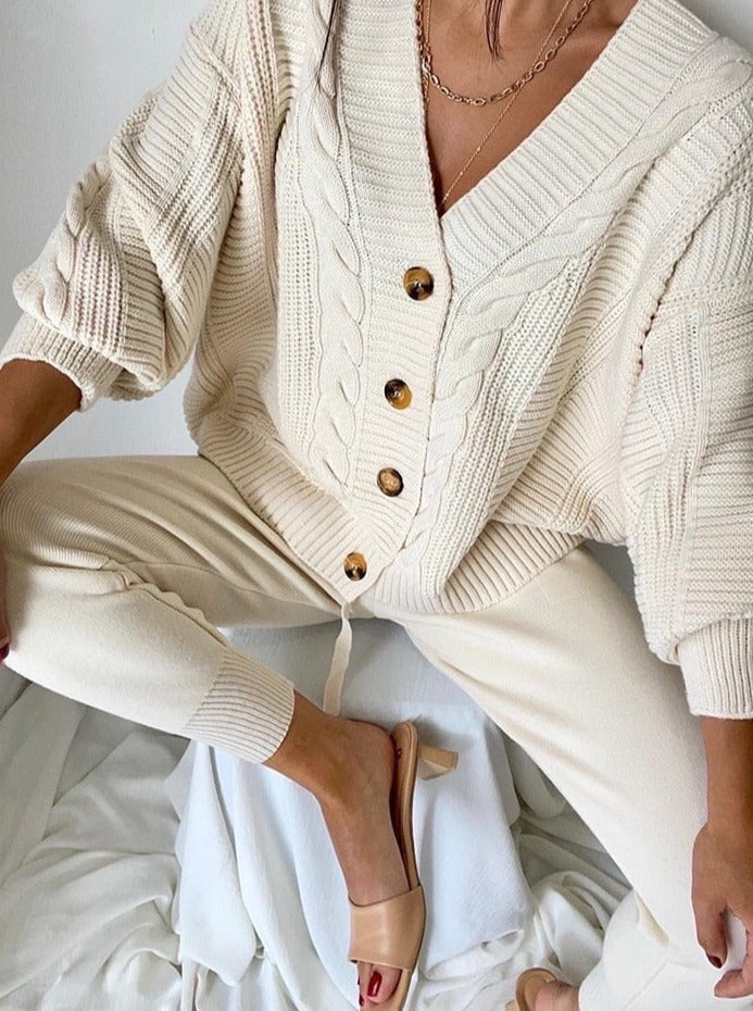Drune | Stilvolles Set mit Cardigan & Hose