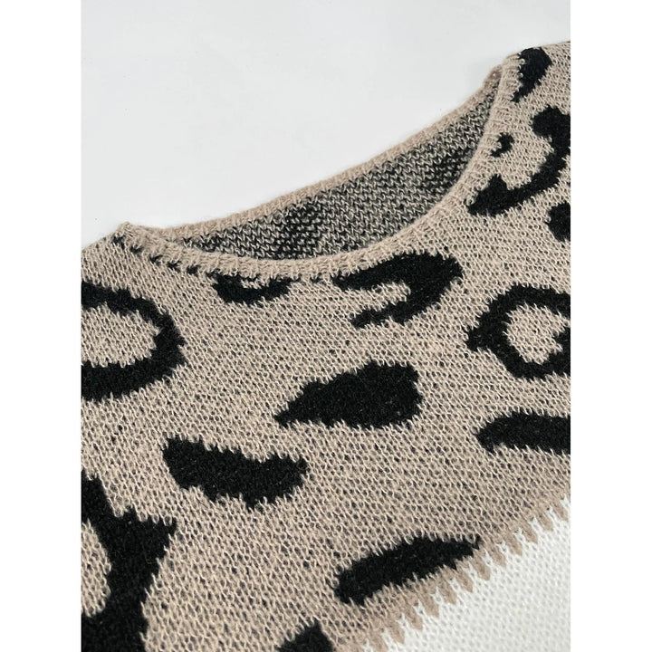Drune - Strickpullover Mit Leopardenmuster