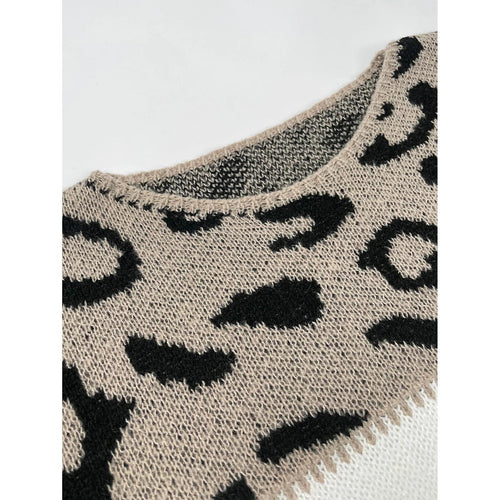 Drune - Strickpullover Mit Leopardenmuster