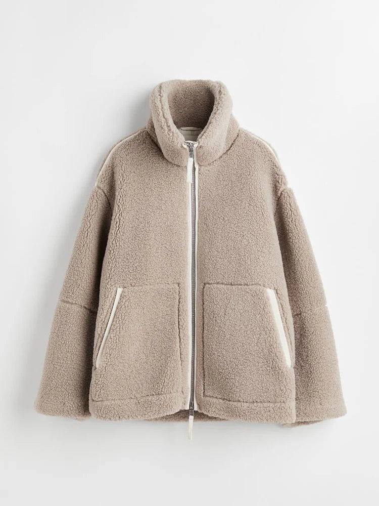 Drune | Warme Teddyjacke