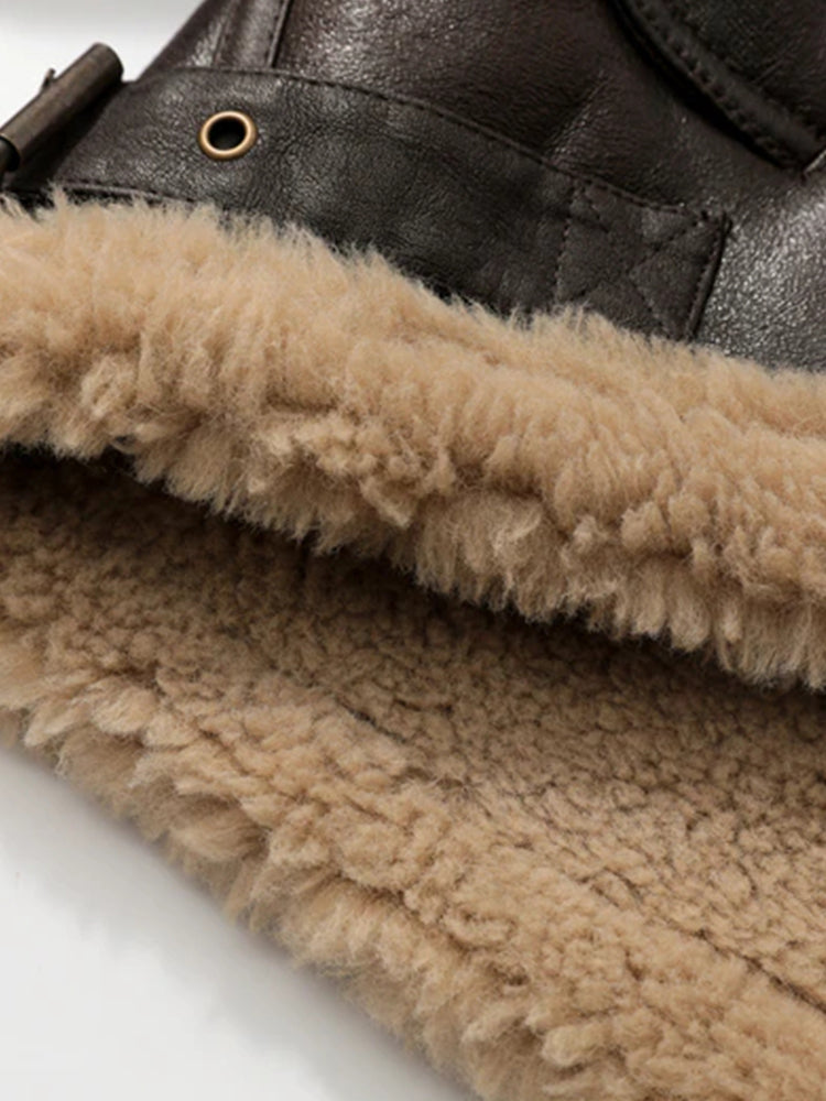 Drune | Wärmende Lederjacke