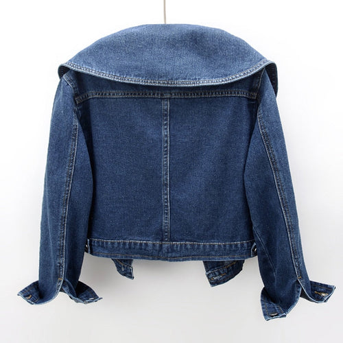 Drune | Koreanische Kurze Denim Jacken für Frauen