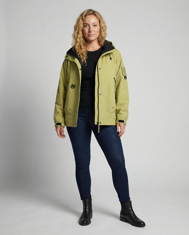 Drune Kapuzen-Windbreaker Jacke