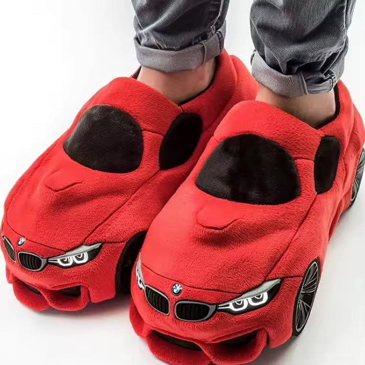 Drune | Auto Inspiriert Gestaltung Pantoffeln mit Rutschfester Sohle für Maximalen Komfort