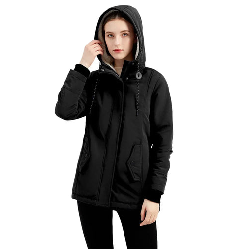 Drune | Winterjacke mit Kapuze - Modische Freizeitjacke für Herbst und Winter