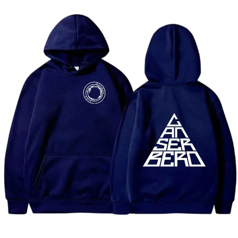 Drune | Hoodie mit Grafischem Druck Baumwollmix Modern und Einzigartig