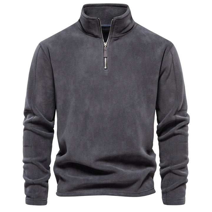 Drune | Weiches Fleece Sweatshirt mit Reißverschluss Warm und Komfortabel Ideal Für Kaltes Wetter