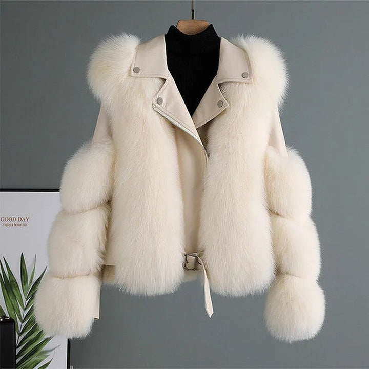 Drune | Luxuriöse flauschige Winterjacke für Frauen - 2024 Style