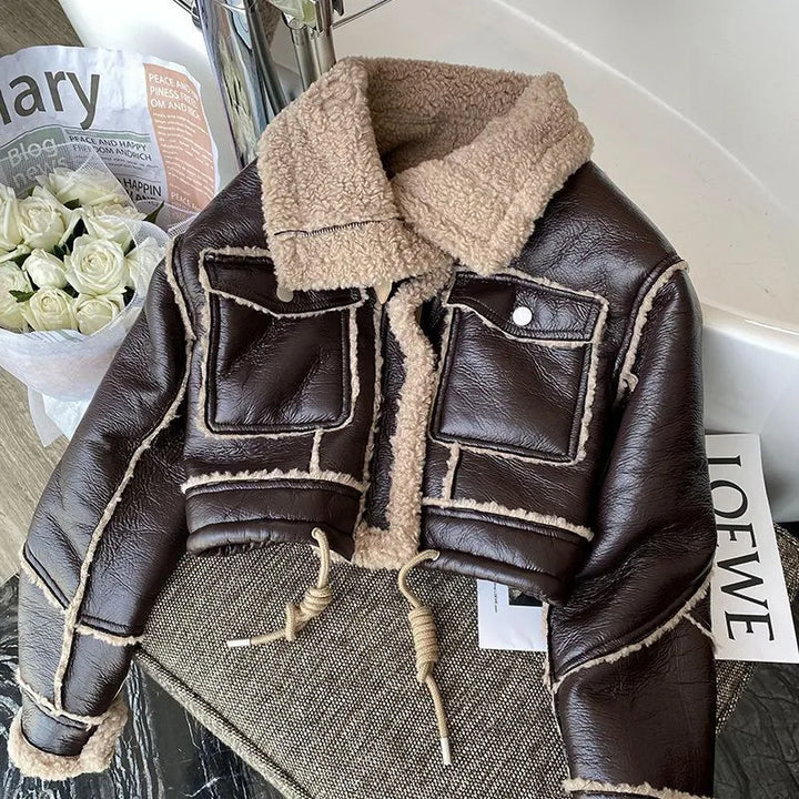 Drune | Winterlederjacke Mit Wärmendem Futter