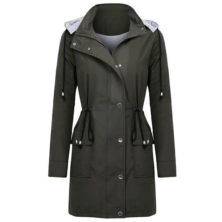 Drune Wonder Hooded Waterproof Long Coat