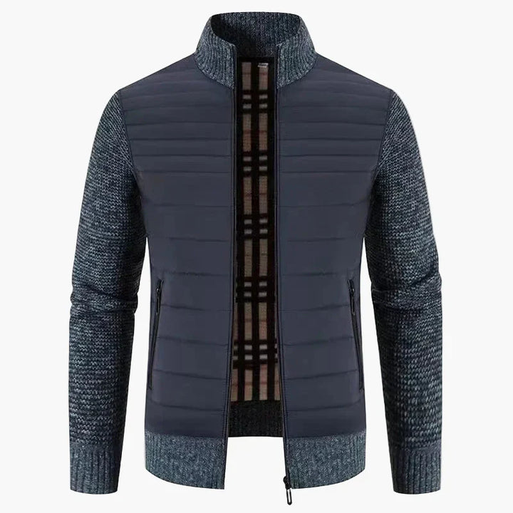 Drune | Strickjacke im koreanischen Stil - Modische Slim Fit Übergangsjacke für Freizeit & Alltag
