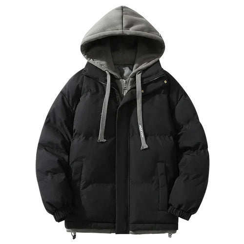 Drune | Winter Daunenjacke mit Kapuze - Modischer Streetwear-Puffer für Alltag & Outdoor