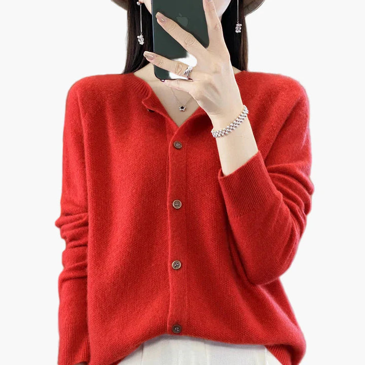 Drune | Klassische Strickjacke Cardigan - Eleganter Alltags-Style für Büro & Freizeit