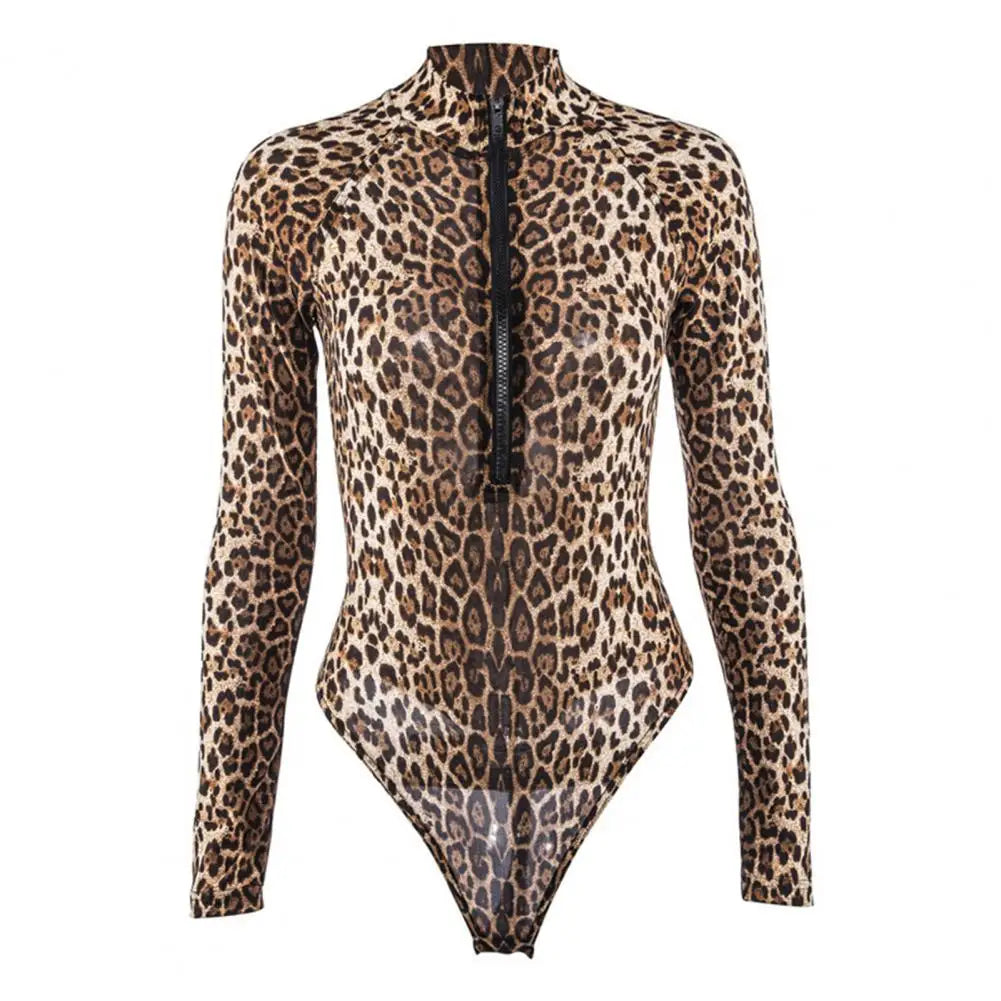 Drune Damen-Schwimm-Playsuit – stylischer Reißverschluss, schmale Passform für Sommer-Badeanzüge