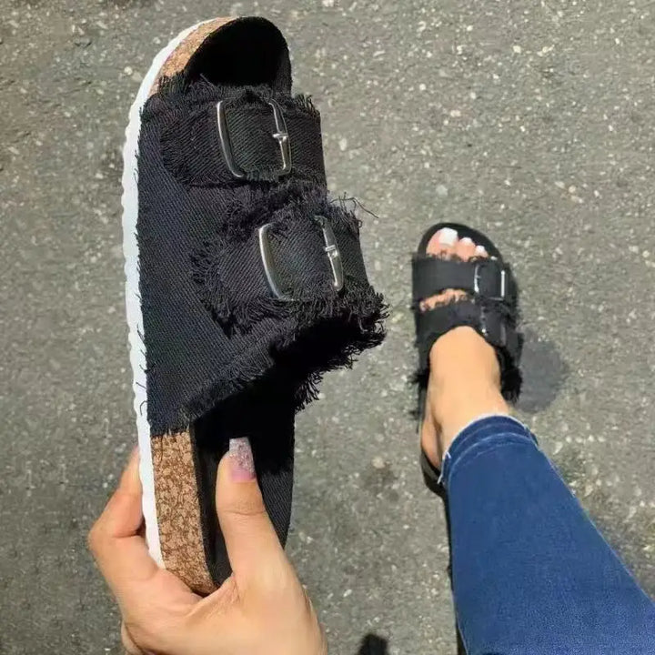 Drune | Denim Style Sandalen